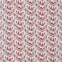 Printed Cotton SLICHEN Garnet / White